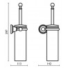 Porte balai suspendu Chromé MUSEO - CRISTINA ONDYNA CA22151