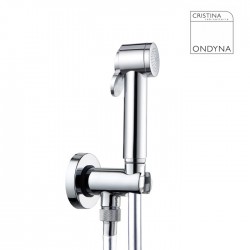 Applique avec douchette WC Chrome - CRISTINA ONDYNA - WC69051