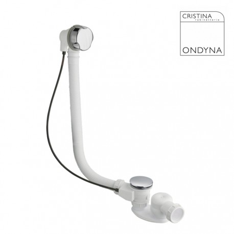 Vidage de baignoire automatique CHROME - CRISTINA ONDYNA - VB40651