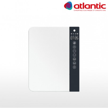 Sèche-serviettes soufflant blanc sans barre 1800W (800W+1000W) TELIA - ATLANTIC 720109