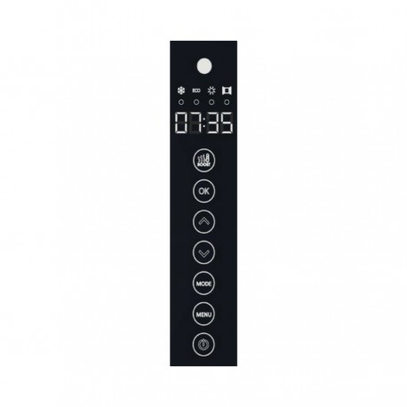 Sèche-serviettes soufflant blanc sans barre 1800W (800W+1000W) TELIA - ATLANTIC 720109