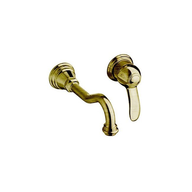 LAVABO MUSEO MURAL 2 TROUS ENCASTRE VIEUX BRONZE - CRISTINA ONDYNA MU11492