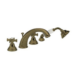 BAIN/DOUCHE CHAMBORD 4 TROUS SUR GORGE VIEUX BRONZE - CRISTINA ONDYNA CH10492