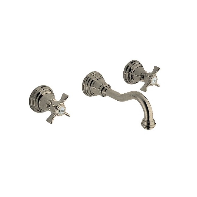 LAVABO MELANGEUR MURAL CHAMBORD S/MECANISME A/V UP&DOWN METAL BROSSE - CRISTINA ONDYNA CH24277