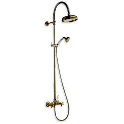 COLONNE DE DOUCHE CHAMBORD RETRO COMPLETE VIEUX BRONZE - CRISTINA ONDYNA CH17392