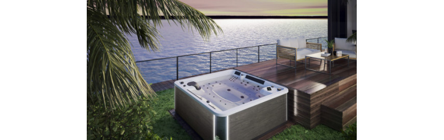 Spa extérieur 2 à 6 places, spa prêt à poser - Vitahabitat