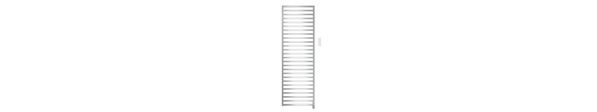 Radiateur électrique ACOVA Kadrane Chromé IHD inertie fluide 300W à 500W