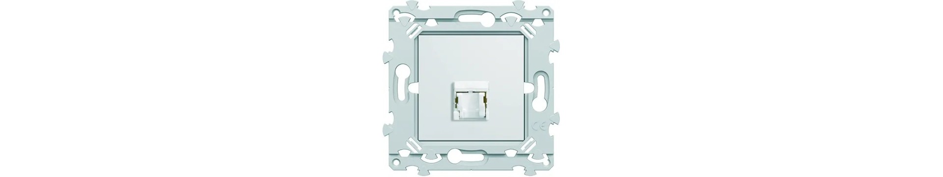 Prises TV RJ45 et multimédia pour habitat