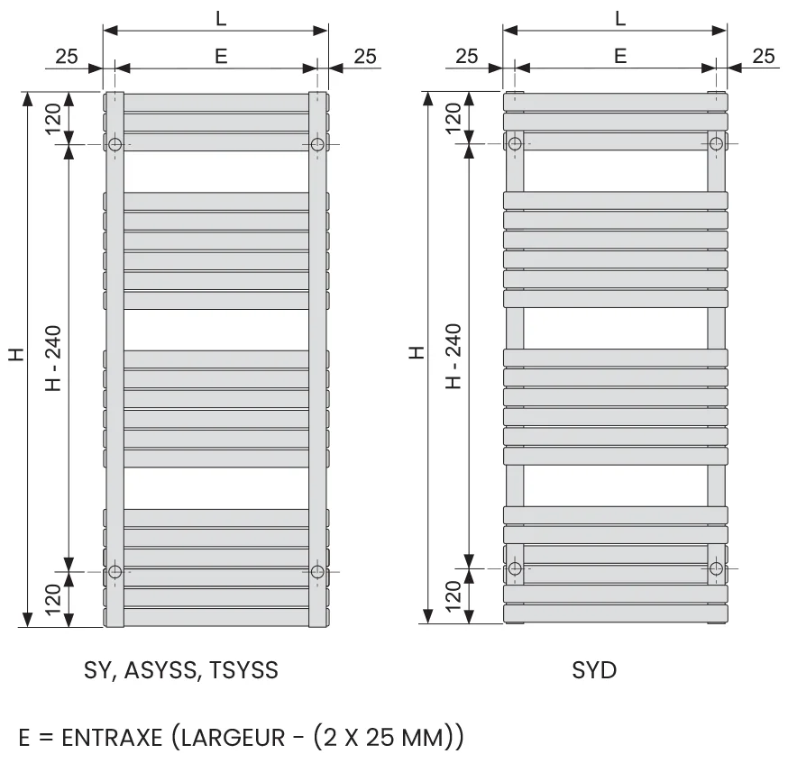 Acova Atlai Spa fixations