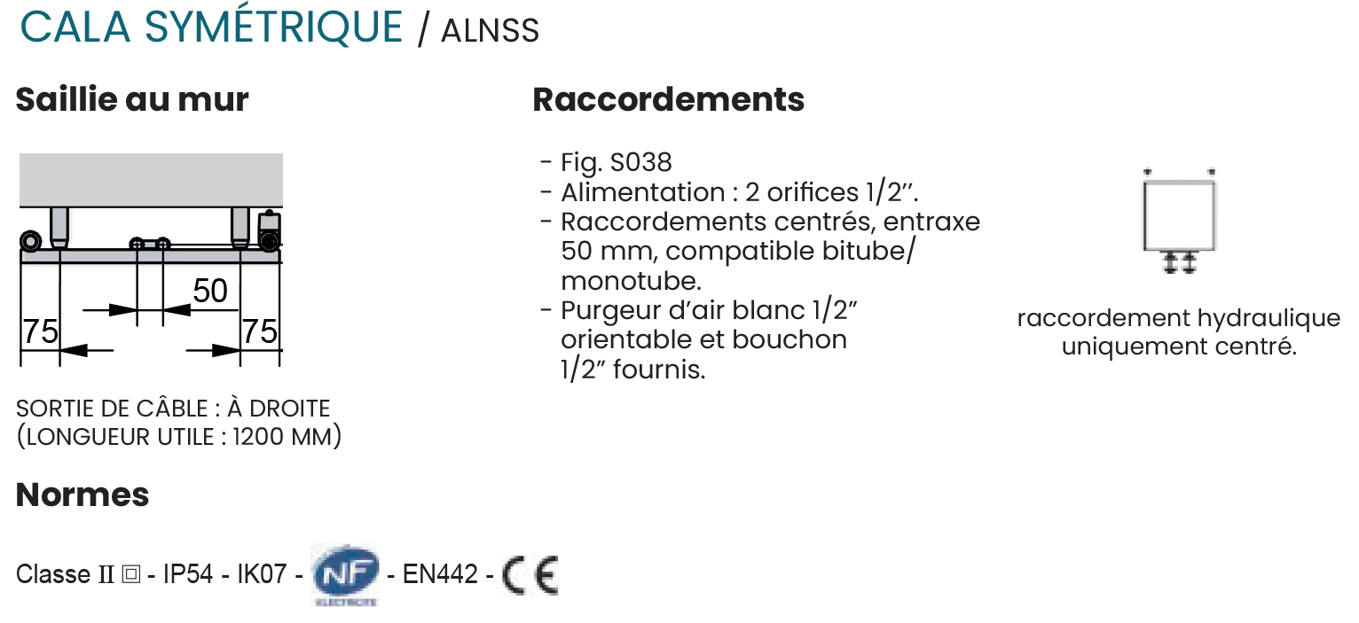 Acova mixte Cala ALNSS