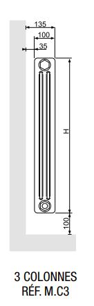 Vuelta horizontal 3 colonnes