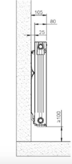 radiateur atoll taxb epaisseur