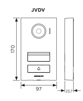 dimensions-platine-de-rue-saillie-aiphone-JVS1V