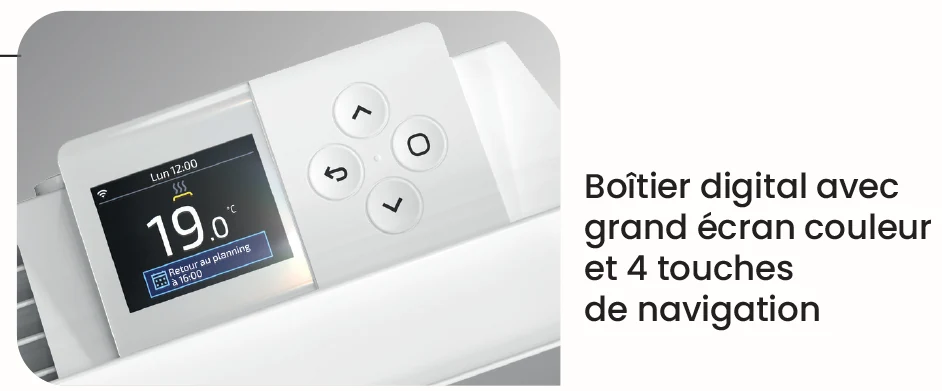 Boîtier digital avec grand écran couleur Atlantic Nirvana+