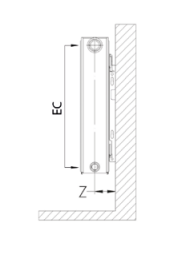 distance-au-mur-radiateur-eau-chaude-reggane-3010-finimetal