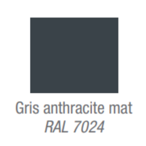 Finition gris anthracite mat
