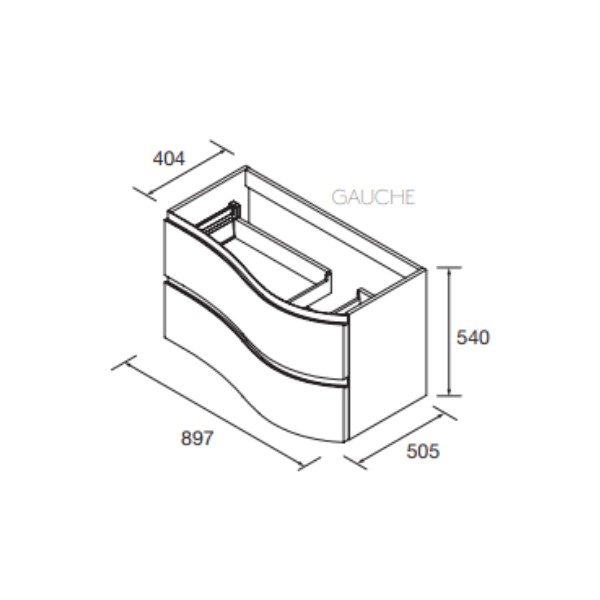 Schéma meuble mam 900 n°1