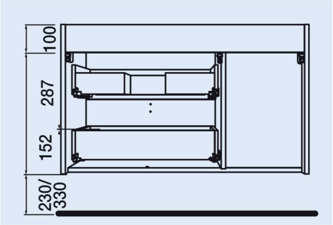 Meuble UNIIQ dimensions