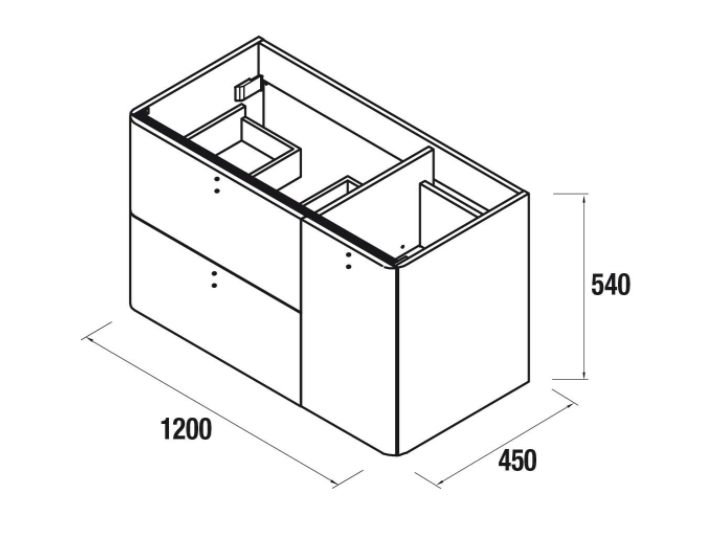 Meuble UNIIQ dimensions