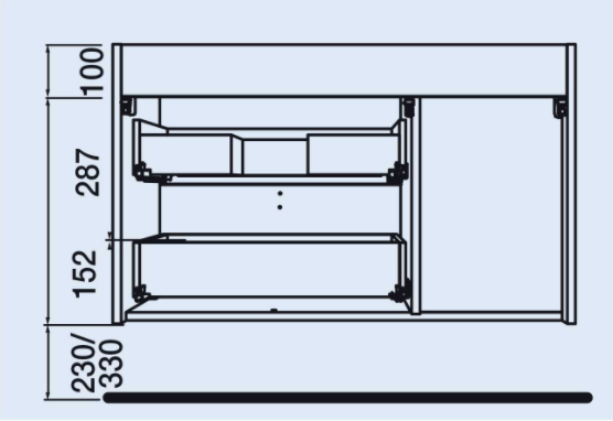 Meuble UNIIQ dimensions