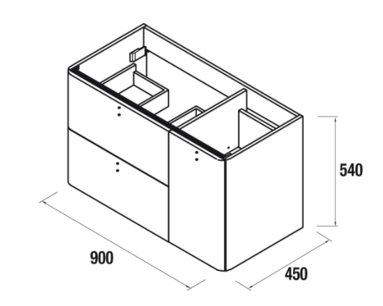 meuble UNIIQ dimensions