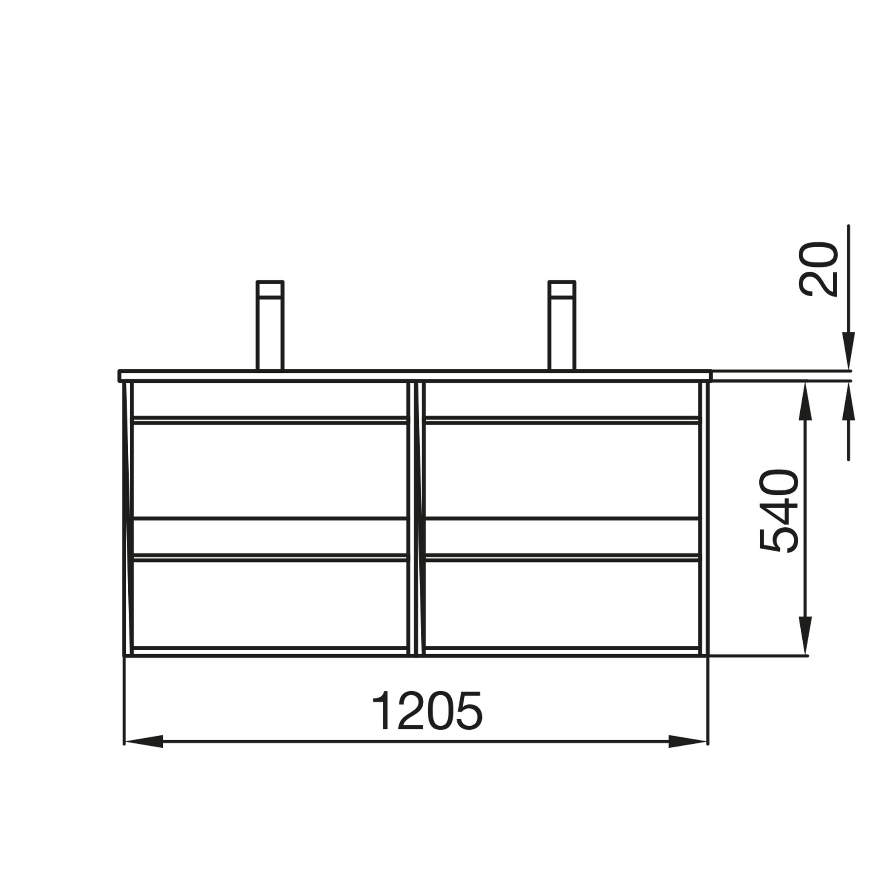 Ensemble salle de bain bois moderne