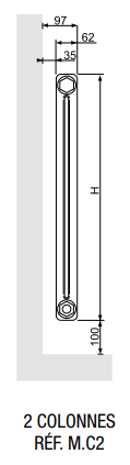 dimensions Vuelta horizontal
