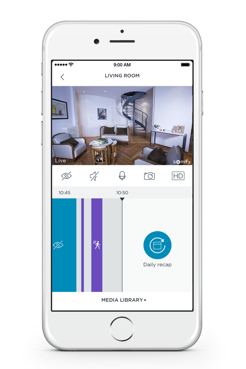 Pilotable via smartphone SOMFY