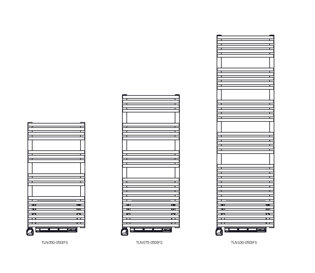 ACOVA - Sèche-serviette électrique Acova Régate +Air, commande infrarouge  IRS + soufflant 1000W, puissance 500W , hauteur 880 mm, largeur 500 mm,  Blanc RAL 9016 Réf. TSX050-050IFS