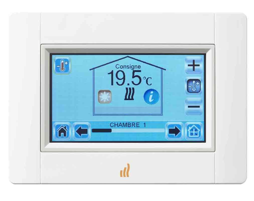 Radiateur électrique inertie fluide YALI DIGITAL Plinthe 2000W - LVI  3723202 - Vita Habitat