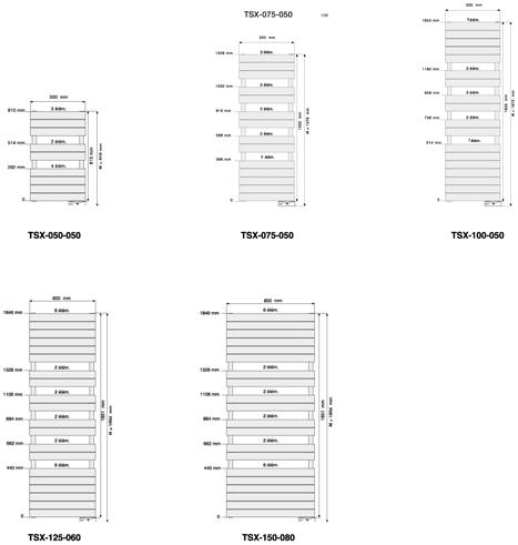 Acova dimensions regate