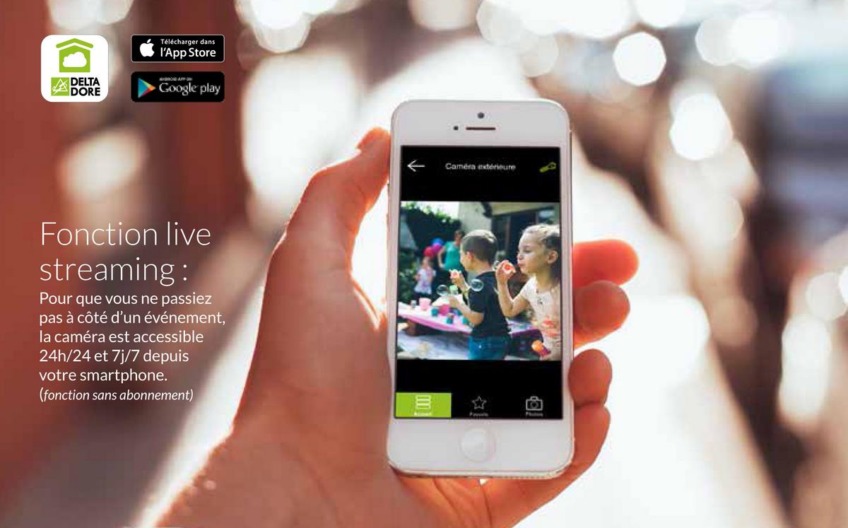 Surveillance extérieure : La caméra connectée Tycam - Delta Dore
